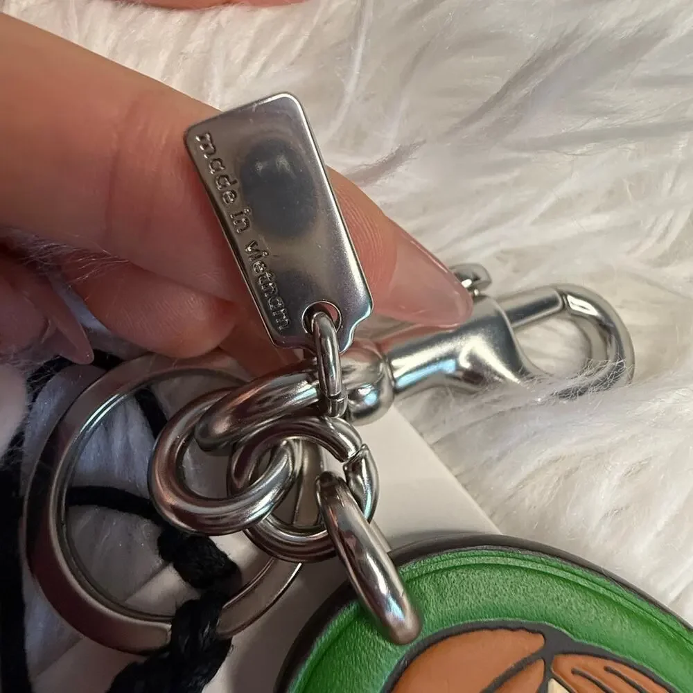 NWT Coach X Peanuts Peppermint Patty Bag Charm